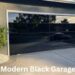 Modern Black Garage Doors