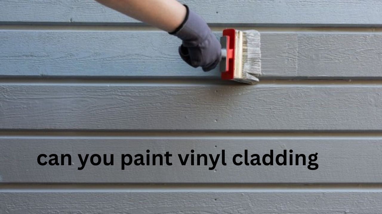 can you paint vinyl cladding