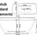Bathtub Standard Measurements