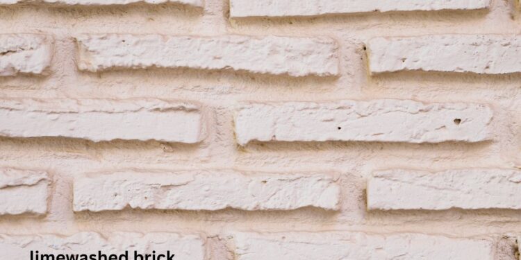 limewashed brick