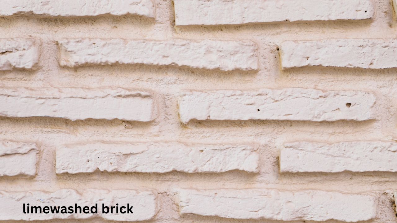 limewashed brick