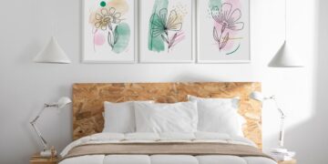 Discover the best tips for hanging art above bed with our easy guide. Learn how high to hang art above bed, what size works for a queen or king bed