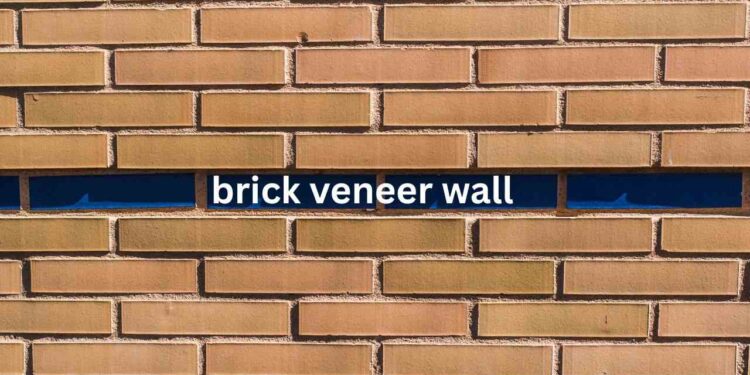 brick veneer wall