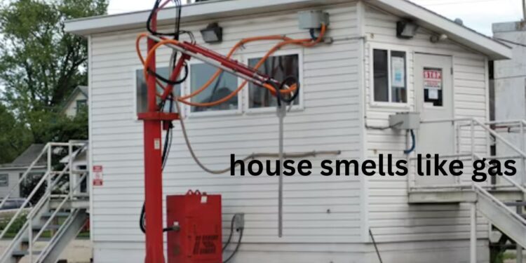 house smells like gas