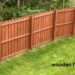 wooden fence panels