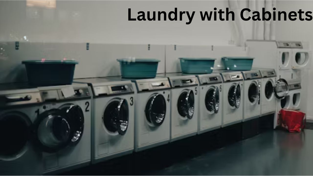 Laundry with Cabinets