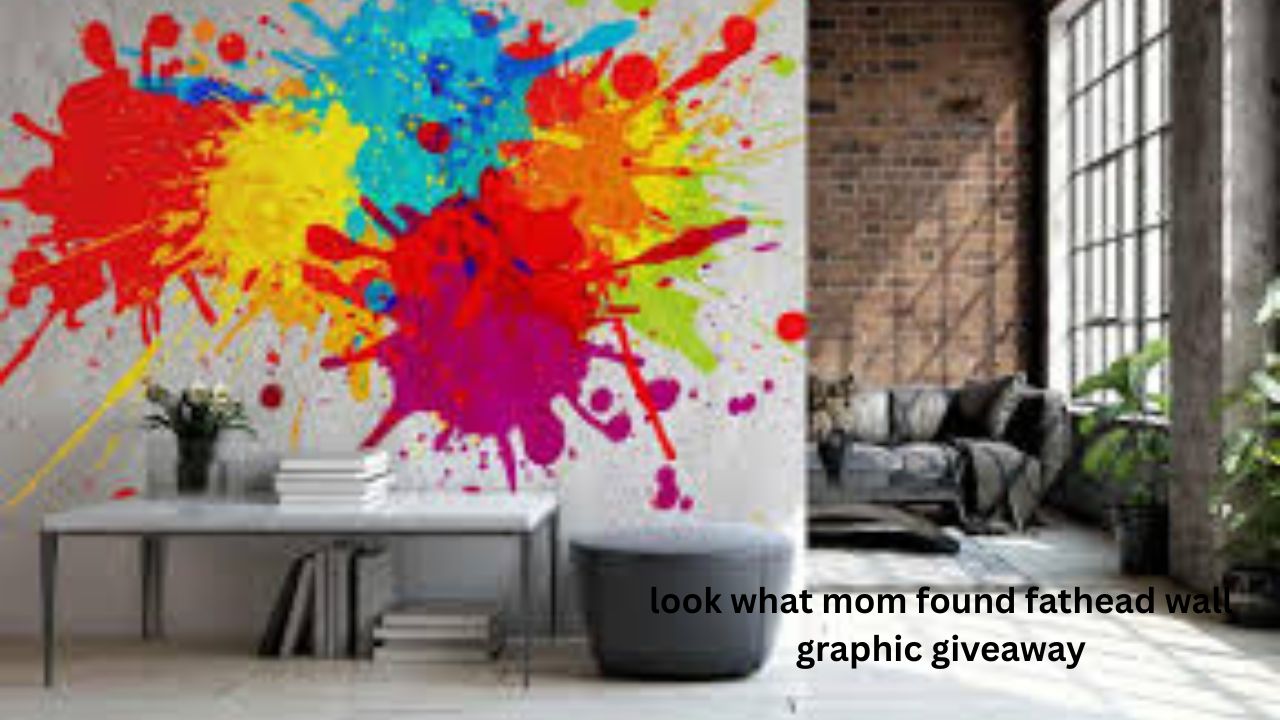 look what mom found fathead wall graphic giveaway
