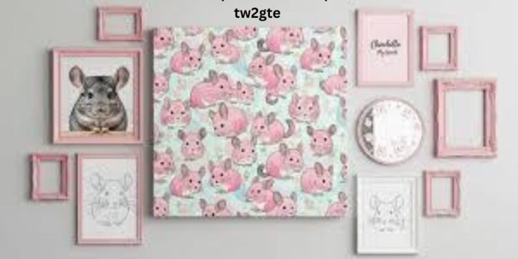 decoration pink chinchilla pattern tw2gte