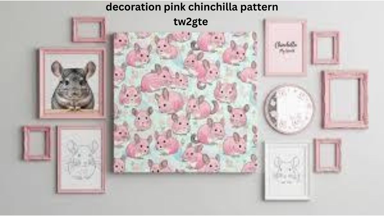 decoration pink chinchilla pattern tw2gte