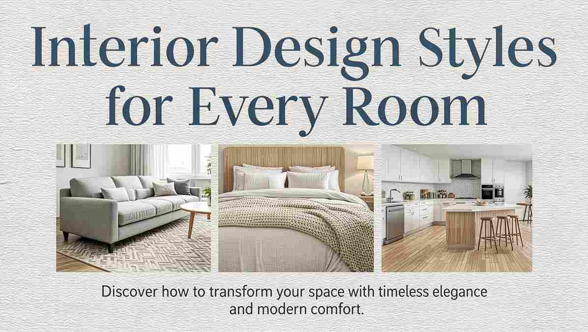 Explore Interior Design Styles: From Modern Minimalist to Bohemian Chic