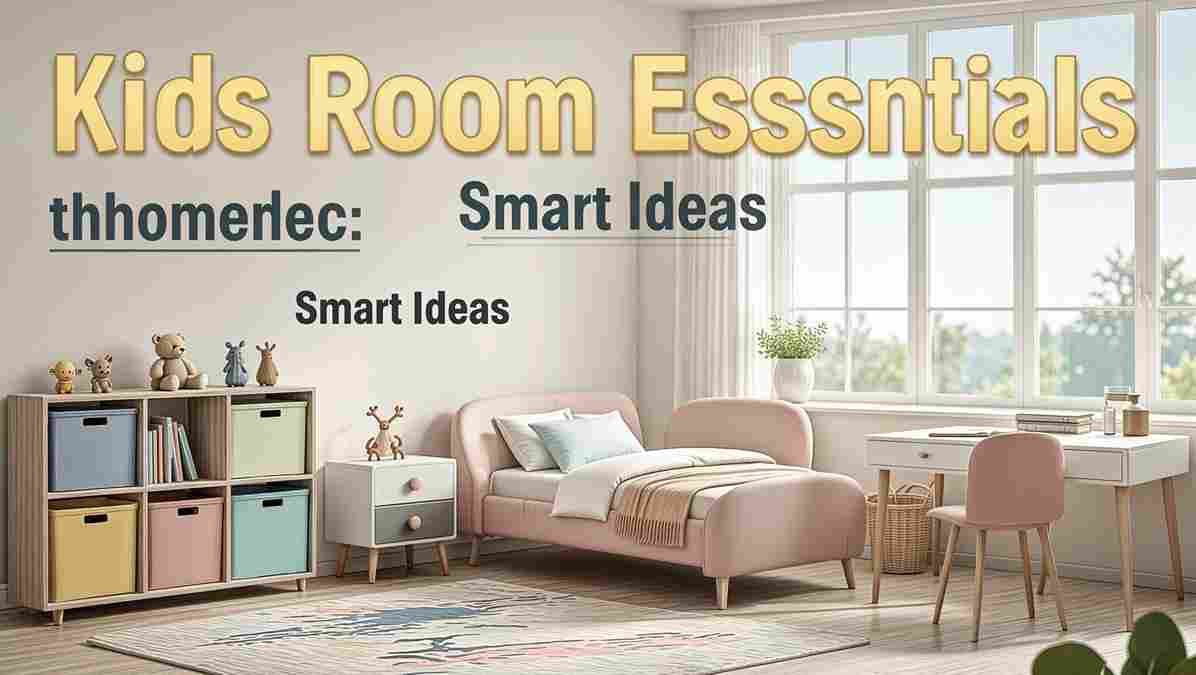Discover the most important kids room essentials ththomedec parents trust. Learn what your child really needs for sleep, play, safety, and happiness in one easy guide.