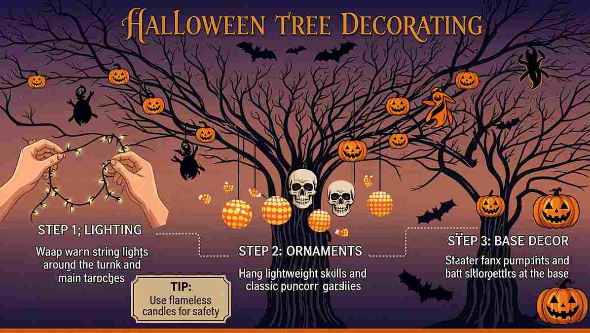 How to Decorate Trees for Halloween: 50+ Spooky & Fun Ideas