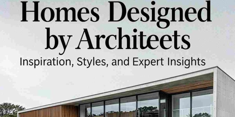 Homes Designed by Architects: Inspiration, Styles, and Expert Insights