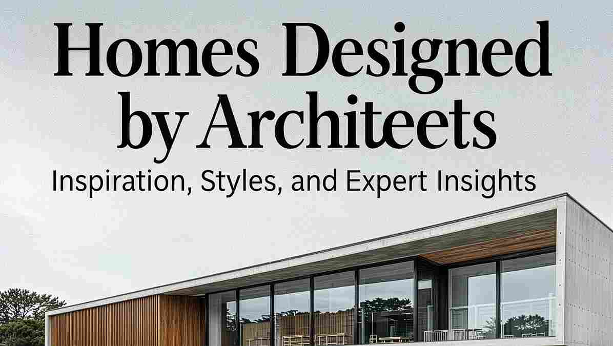 Homes Designed by Architects: Inspiration, Styles, and Expert Insights
