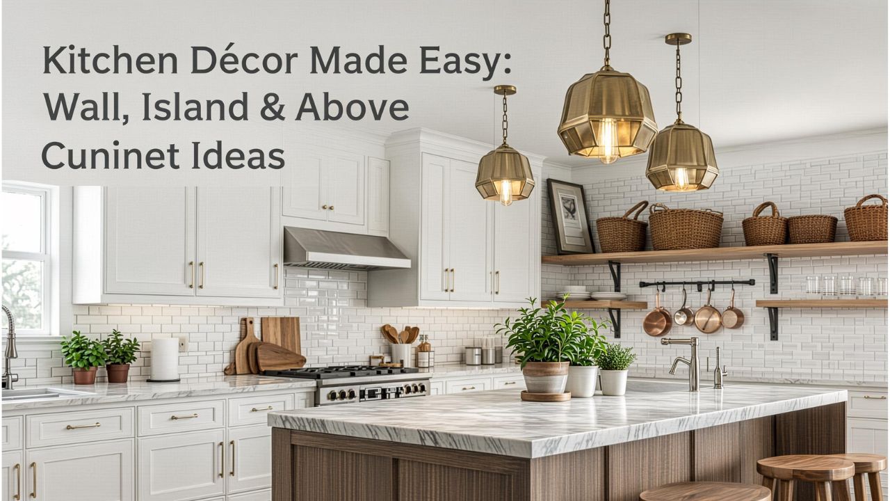 Kitchen Décor Made Easy: Wall, Island & Above Cabinet Ideas