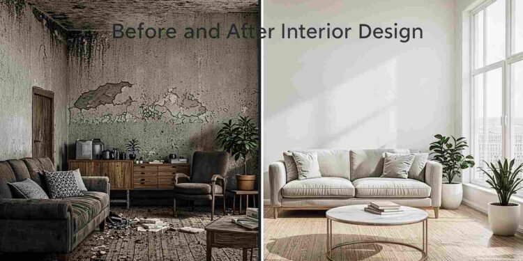 Before and After Interior Design